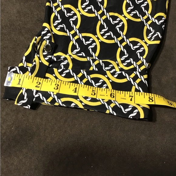 COCOMO BLOUSE SHIRT Sz 3X Black,yellow And White 3/4 Sleeve Women’s - Picture 14 of 16